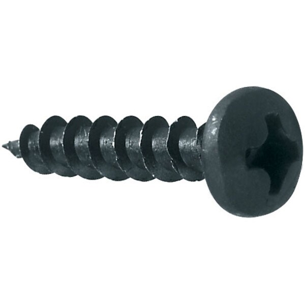 Main product image for 25-Pack #8 x 3/4" Pan Head Deep Thread Black Screws081-436